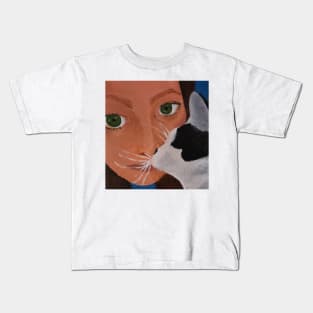 Kitty Cat Kisses Kids T-Shirt